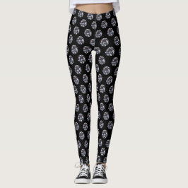 Afbeelding met aangezicht elegant Diamond Gem-patr Leggings