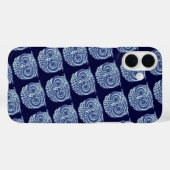 Afbeelding met blauwe kauwuil Case-Mate iPhone case (Achterkant (horizontaal))