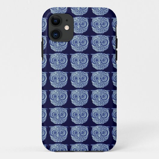 Afbeelding met blauwe kauwuil Case-Mate iPhone case (Achterkant)