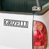 Afbeelding met bumperuitstrijk bumpersticker (Op Truck)