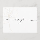 Afbeelding met de hand getekende herinnering RSVP Uitnodiging Briefkaart (Voorkant)