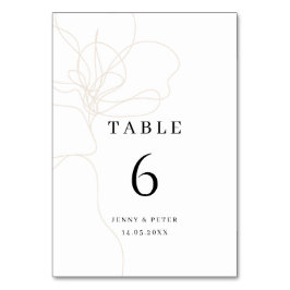 Afbeelding met de hand getrokken bloemenkaart kaart