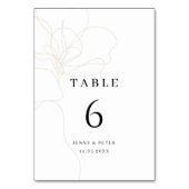 Afbeelding met de hand getrokken bloemenkaart kaart (Voorkant)