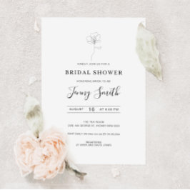 Afbeelding met de hand getrokken vrijgezellenfeest kaart