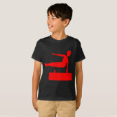 Afbeelding met draagvermogen - Rood T-shirt (Voorkant volledig)