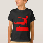 Afbeelding met draagvermogen - Rood T-shirt (Voorkant)