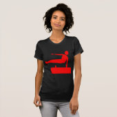 Afbeelding met draagvermogen - Rood T-shirt (Voorkant volledig)