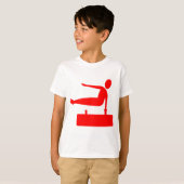 Afbeelding met draagvermogen - Rood T-shirt (Voorkant volledig)