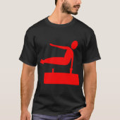 Afbeelding met draagvermogen - Rood T-shirt (Voorkant)