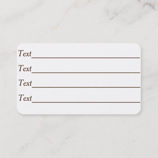 afbeelding met een grappige hond afsprakenkaartje (Achterkant)