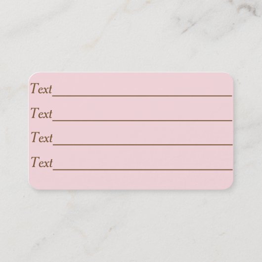 afbeelding met een grappige hond visitekaartje (Achterkant)