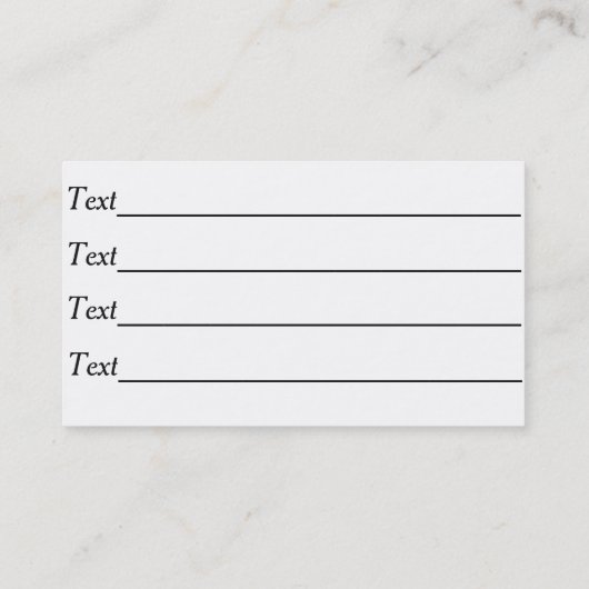 afbeelding met een grappige hond visitekaartje (Achterkant)