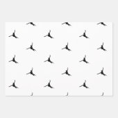 Afbeelding met een inpakpapierset van 3 vel (Voorkant 2)