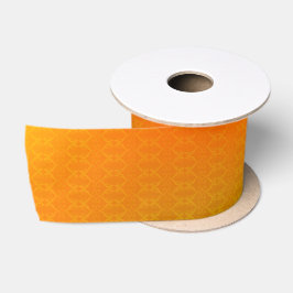 Afbeelding met een lintrol met een rijke gouden kl satijnen lint