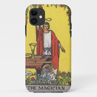 Afbeelding met een magische tarotkaart iPhone 11 hoesje