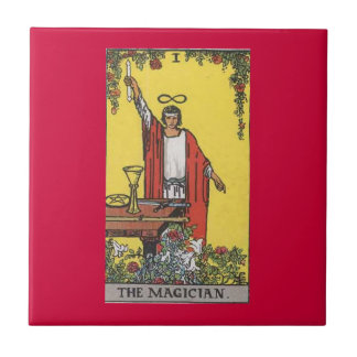 Afbeelding met een magische tarotkaart tegeltje