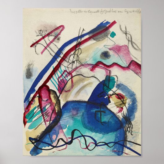 Afbeelding met een witte rand | Kandinsky Poster (Voorkant)