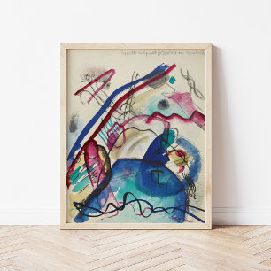 Afbeelding met een witte rand   Kandinsky Poster