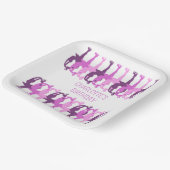 Afbeelding met gesynchroniseerde groep Aangepast Papieren Bordje (Gebogen)