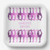 Afbeelding met gesynchroniseerde groep Aangepast Papieren Bordje (Voorkant)