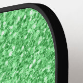 Afbeelding met groene glittertextuur pickleball paddle (Links Detail)