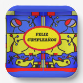 Afbeelding met moderne viskunst, partijgebonden Bo Papieren Bordje (Voorkant)