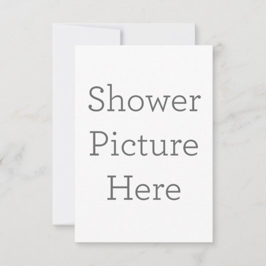 8.9 x 12.7 cm Enkele bedankkaart (Voorkant)