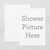 8.9 x 12.7 cm Enkele bedankkaart (Voorkant / Achterkant)