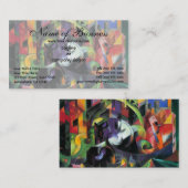 Afbeelding met Rundveemarc; Bild mit Rindern Visitekaartje (Voorkant / Achterkant)