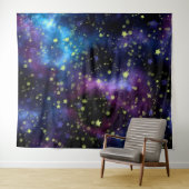 Afbeelding met sterrenhematroon wandkleed (In Situ (horizontaal))