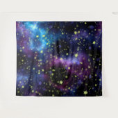 Afbeelding met sterrenhematroon wandkleed (Voorkant (horizontaal))