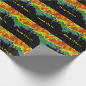 Afbeelding met storm-inktradar cadeaupapier (Hoek)
