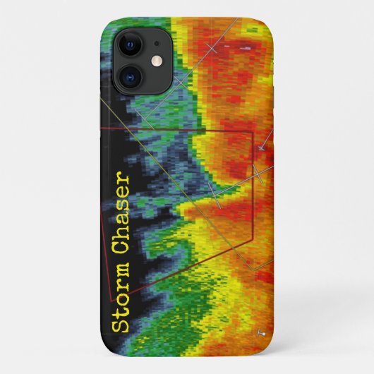 Afbeelding met storm-inktradar Case-Mate iPhone case (Achterkant)