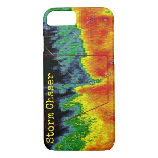 Afbeelding met storm-inktradar Case-Mate iPhone case (Achterkant)