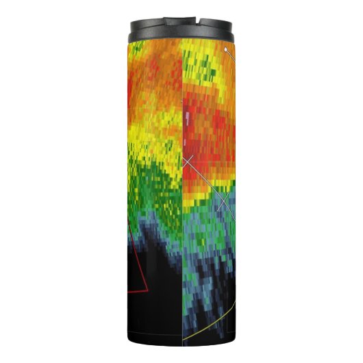 Afbeelding met storm-inktradar thermosbeker (Achterkant)