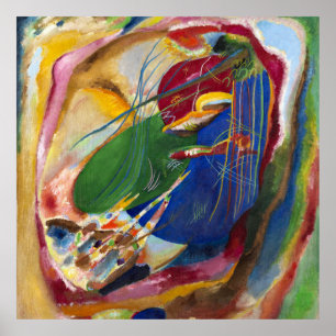 Afbeelding met Three Spots, nr. 196 van Kandinsky Poster