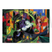 Afbeelding met vee van Franz Marc,  kunst (Voorkant Horizontaal)