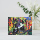 Afbeelding met vee van Franz Marc,  kunst Briefkaart (Staand voorkant)