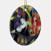 Afbeelding met vee van Franz Marc,  kunst Keramisch Ornament (Rechts)