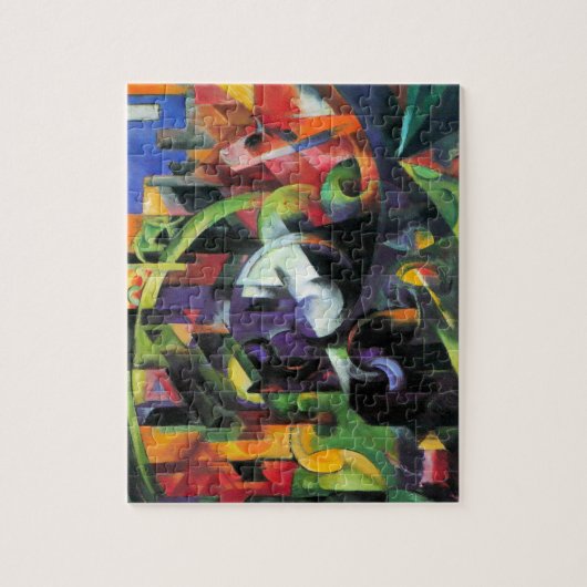 Afbeelding met vee van Franz Marc, kunst Legpuzzel (Verticaal)