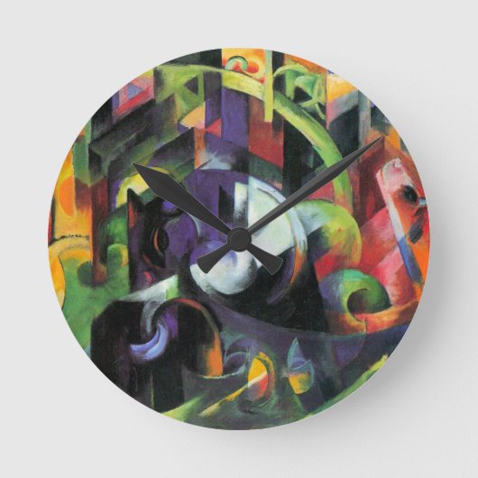 Afbeelding met vee van Franz Marc,  kunst Ronde Klok (Voorkant)