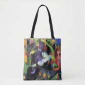 Afbeelding met vee van Franz Marc, kunst Tote Bag (Voorkant)