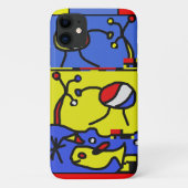 Afbeelding met vis moderne kunst Case-Mate iPhone case (Achterkant)