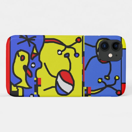 Afbeelding met vis moderne kunst Case-Mate iPhone case (Achterkant (horizontaal))
