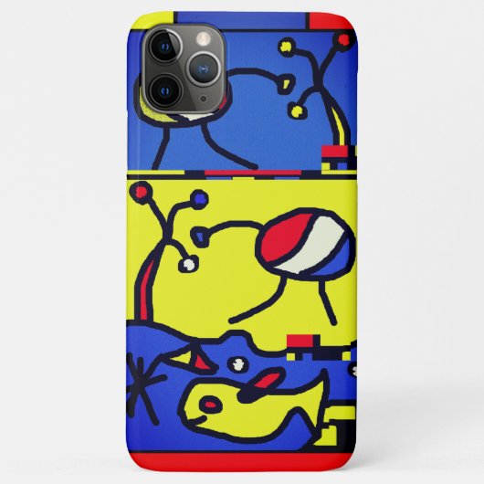 Afbeelding met vis moderne kunst Case-Mate iPhone case (Achterkant)
