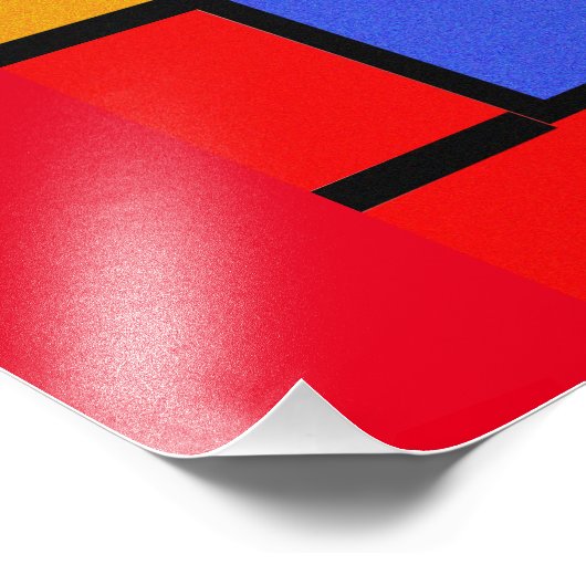 Afbeelding met vis moderne kunst foto afdruk (Hoek)