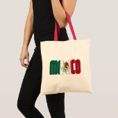 Afbeelding Mexicaanse vlag Tote Bag (Voorkant (product))