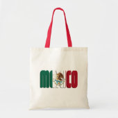 Afbeelding Mexicaanse vlag Tote Bag (Voorkant)