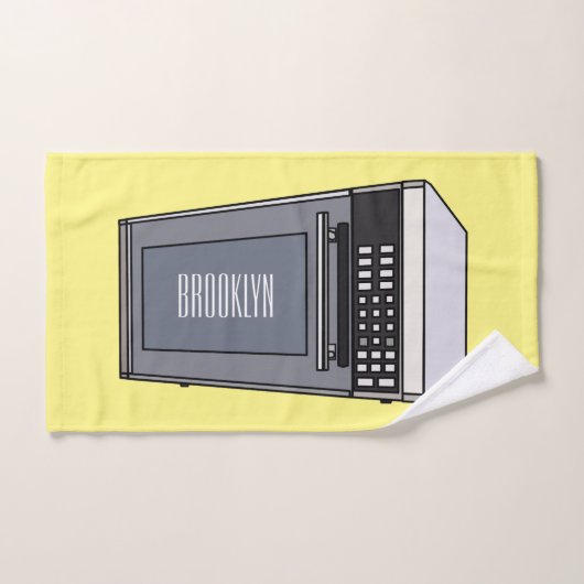 Afbeelding microgolf cartoon bad handdoek (Handdoek)