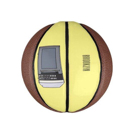 Afbeelding microgolf cartoon basketbal (Verticaal)